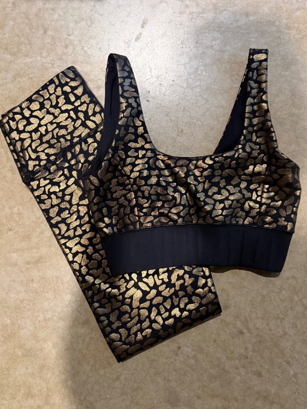 IVL Collective Gold Metallic Cheetah Print (Chi chi) set